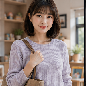 學區動線虎媽正面半身肖像